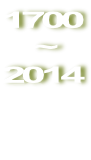 1700 ~ 2014